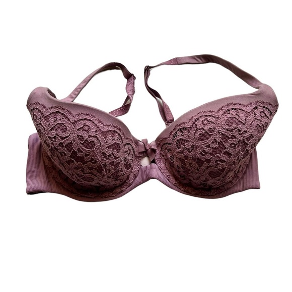 Victoria's Secret Body by Victoria Perfect Shape Rose Pink Convertible Bra 34D - Picture 1 of 6